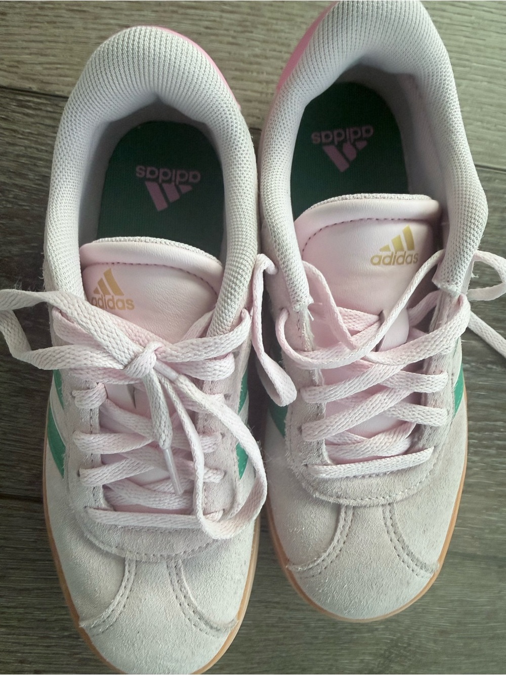GIRLS' ADIDAS VL COURT 3.0 SUEDE SNEAKERS